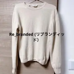 Re_branded (リブランディッド）カシミヤ100%ニット　ベージュニット