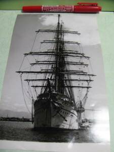大日本帝国　日本の航海練習船　大成丸（たいせいまる）初代　生写真