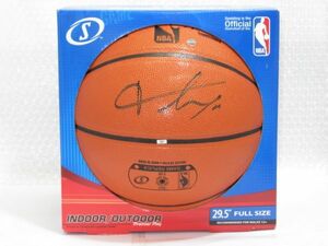 L 3-7 美品 NBA 公式 直筆 サインボール フランク ニキリナ ダラスマーベリック バスケットボール選手 ケース入り 29.5 フルサイズボール