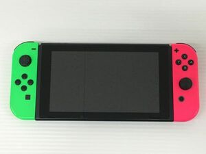 K18-819-0429-049【ジャンク】Nintendo Switch(ニンテンドースイッチ) MOD.HAC-001 初期型 ネオングリーン/ピンク ※通電確認済み