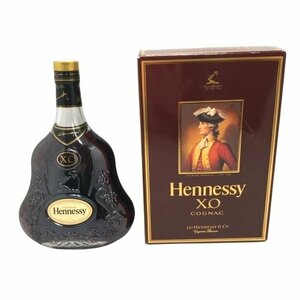 未開栓　Hennessy ヘネシーXO ゴールドキャップ クリアボトル コニャック ブランデー 700ml 40% 箱入り 金キャップ 古酒 お酒 酒類 fe ABE