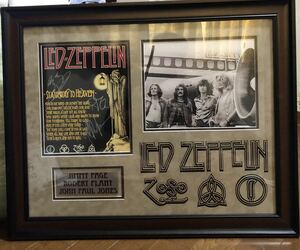 LED-ZEPPELIN サイン　フォトパネル　詳細は写真でご確認下さい　66x53cm