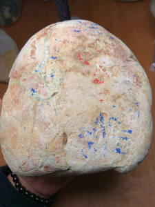 極品　明料　冰種紫羅蘭翡翠原石　重さ１.５キロ