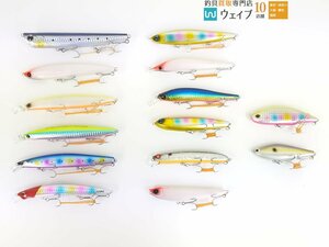 ダイワ ショアラインシャイナー Z バーティス R S、アピア アルゴ 105、メガバス X-80 マグナム、PDG、シマノ 他 計14点