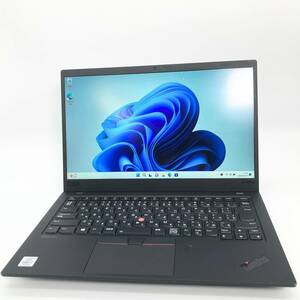 【良品】高性能 Lenovo ThinkPad X1 Carbon Gen8 2020年製 Core i7 10510U 2.3GHz 16GB Intel(R) UHD Graphics SSD 256GB 14インチ