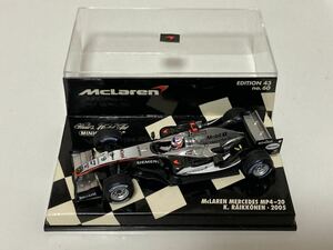 キミ・ライコネン マクラーレン・メルセデス MP4-20 2005 日本GP 1/43 F1 検索:フェラーリ ザウバー ロータス アルファロメオ 