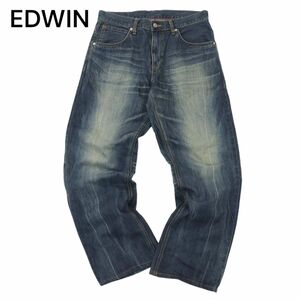 EDWIN エドウィン EX05 XVシリーズ★ USED加工 デニム パンツ ジーンズ Sz.31　メンズ 日本製　A4B00932_2#R