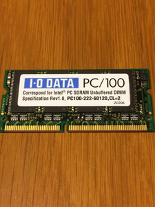 I-O DATA　PC/100　SDIM100ー128M　中古