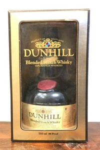 スコッチウイスキー「ダンヒル オールドマスター」750ml 43％ 39年古酒以上 1980年代流通 旧ラベル！ 化粧箱付 スコットランド