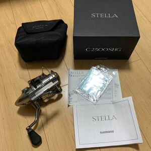 【美品】SHIMANO 18ステラ C2500SHG 付属品あり シマノ