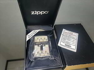 ZIPPO アーマー　Armor シェル　クロス　天然石　2004年製