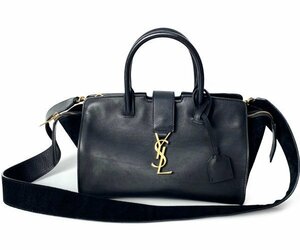 美品＊イヴ・サンローラン (YVES SAINT LAURENT) ダウンタウン YSL バッグ