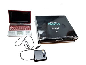 h208 シャープ/Papyrus/PW-TC920/カラー電子辞書/ワンセグ/地デジ/携帯機器/当時物/コレクター収集/コレクション/オーディオ/音響機器