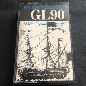 中古品 70年代 ATHENA CASSETTE GL90 消去済みカセットテープ ノーマルポジション 日本製 マイナーテープ B級