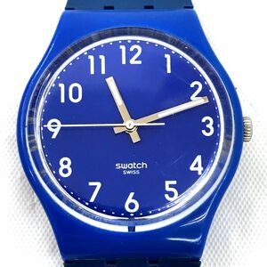 Swatch スウォッチ GENT 腕時計 GN238 クオーツ コレクション おしゃれ ブルー シンプル コレクション アナログ 電池交換済 動作確認済