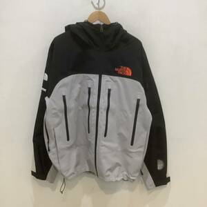 SUPREME シュプリーム　NB522071 2022A/W×The North Face テープドシームシェルジャケット　パーカー　ブラック×グレー　サイズL 661197