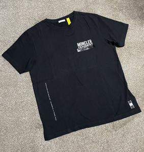 MONCLER FRAGMENT GENIUS MAGLIA T-SHIRT モンクレール フラグメント マグリア Tシャツ ブラック サイズS hiroshi fujiwara 藤原ヒロシ HF