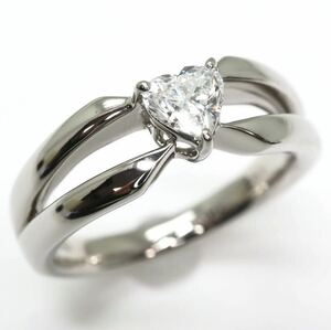 ＊POLA jewelry(ポーラ)Pt900天然ダイヤモンドリング＊◎a 約7.2g 約10.5号 約0.30ct diamond ジュエリー ring 指輪 EE4/EE7