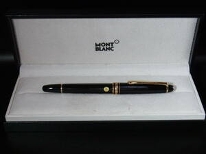 ◆モンブラン マイスターシュテュック≪144万年筆/ブラック≫ニブ14金(EF)MONTBLANC