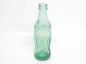 昭和レトロ ガラス瓶「1967年 コカ・コーラ COCA-COLA」1個 洗浄清掃済【タテ20cm×直径6cm】アンティーク インテリア 展示