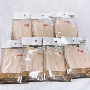 【未使用品】ネルドリップ コーヒーフィルター 3枚入 ろか布 3〜4人用 7点セット Y-1335