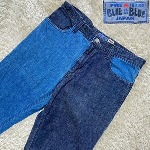 【クレイジーパターン★】サイズ2 美品 BLUEBLUE デニムパンツ/ジーンズ◆ブルーブルー ハリウッドランチマーケット (3)