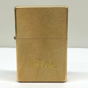 【未使用】Coca-Cola　コカコーラ　ZIPPO　ジッポ　喫煙具 　コレクション　本体のみ　火花確認済み