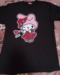 【送料無料】READY TO KISS マイメロディ コラボTシャツ Lサイズ 入手困難 レア 希少品 マイメロ レディキス My Melody