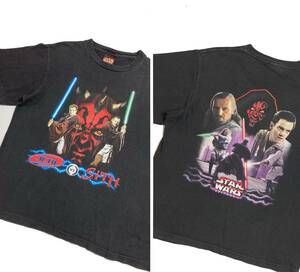 ファントムメナス 90s スターウォーズ エピソード1 両面プリント Tシャツ ビンテージ 映画 XL 18/20 USA製