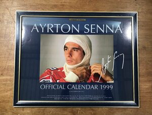 BA403 ■送料込■ アイルトン・セナ AYRTON SENNA OFFICIAL CALENDAR 1999 5year CALENDAR SERIES VOL.5 ポスター F1 レーシング /くJYら