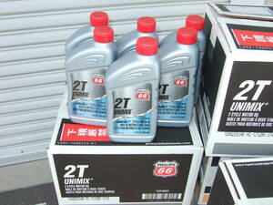 在庫即納 USA製　USパラフィン油 フィリップス66 ２サイクルオイル　1QT(950ml) 12本セット 2ストローク 混合・分離可 スクータ チェーンP4