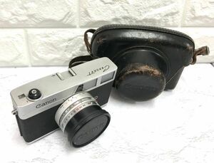 CANON キヤノン Canonet レンジファインダー フイルムカメラ シャッターOK ケース付 中古 fah 4S184