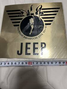 ★長渕剛★Live90★ビンテージステッカー★JEEP★新品未使用未開封★オフィスレンさんの商品になります★大きさは、約20㎝です。