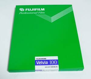 富士クロームVELVIA１００　８ｘ１０です　10枚入り　未開封冷蔵保管品2005年期限