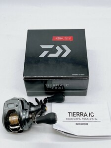 ダイワ DAIWA カウンター付ベイトリール ティエラ IC 100XH 釣り具 箱付 釣り フィッシング リール 海釣り 船釣り 俵YY0431-15