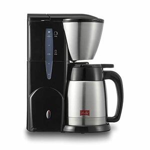 メリタ(Melitta) フィルターペーパー式コーヒーメーカー 700ml メリタ ノアプラス ブラック 5杯用 SKT