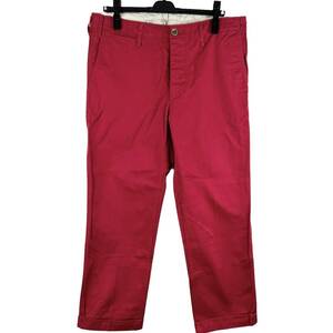 VISVIM(ビズビム) HIGH-WATER CHINO Pants 16AW (red)
