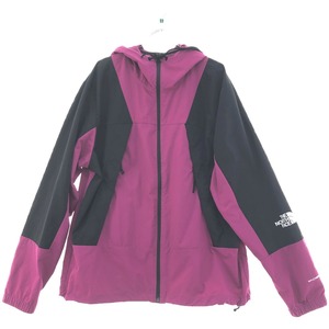 ▼▼ THE NORTH FACE ザノースフェイス メンズ ウインドブレーカー ナイロンジャケット XL NJ3BL01B パープル×ブラック やや傷や汚れあり