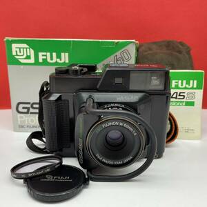 □ FUJI GS645S Professional wide60 中判フィルムカメラ EBC FUJINON W 60mm F4 動作確認済 シャッター、露出計OK 富士 フジフィルム