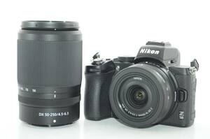 【外観特上級】Nikon ミラーレス一眼カメラ Z50 ダブルズームキット NIKKOR Z DX 16-50mm+NIKKOR Z DX 50-250mm付属 Z50WZ ブラック