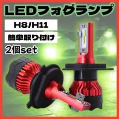 LED フォグランプ アップルグリーン H8 H11 H16　206