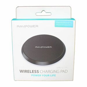 【未使用品】 RAVPower ラブパワー Wireless Charging Pad ブラック RP-PC064 ワイヤレスのみ smasale-108A