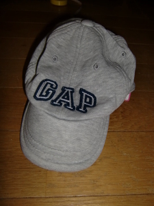 GAP ギャップ ベビーキャップ グレー 46センチ 　スウェット地 帽子 野球帽 CAP キャップ BABY 男の子 男児 ボーイズ