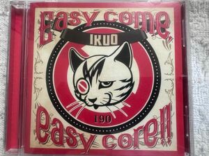 IKUO ソロオリジナルアルバムCD「Easy come,easy core!!」国内盤!!