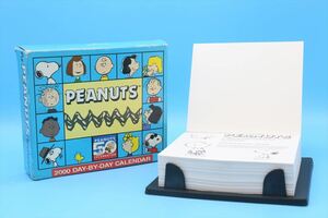 2000年 PEANITS DAY BY DAY CALENDAR/スヌーピー カレンダー/ヴィンテージ/174578917