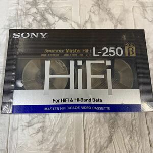 SONY ベータマックス HIFI テープ ソニー β用ビデオカカセットテープ L-250 HiFi L-250 HIFI 年代物