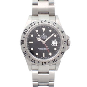 【保証書付】ロレックス 16570 エクスプローラー 2 SS Z番(2006年) 自動巻き 腕時計 ブラック シルバー メンズ 40802082675【アラモード】