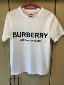 正規 23SS BURBERRY LONDON ENGLAND バーバリー by Riccardo Tisci ロゴ プリント Tシャツ 白 M THTHAGAR129SAM 8008894