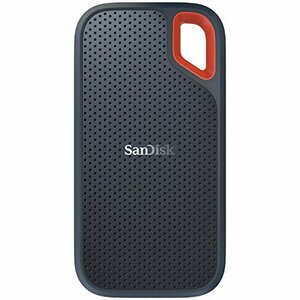 【中古】SanDisk ポータブルSSD 2TB 【PS4 メーカー動作確認済】 USB3.1 Gen2 防滴 耐振 耐衝撃 SDSSDE60-2T00-J25 Extreme Portable 3