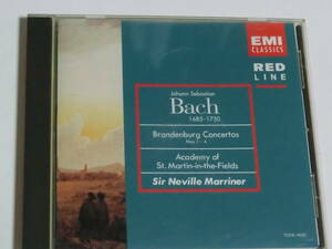 Ｊ．Ｓ．バッハ：ブランデンブルク協奏曲　第１番、第2番、第3番、第４番/ネヴィル・マリナー,アカデミー室内管弦楽団　EMI CLASSICS